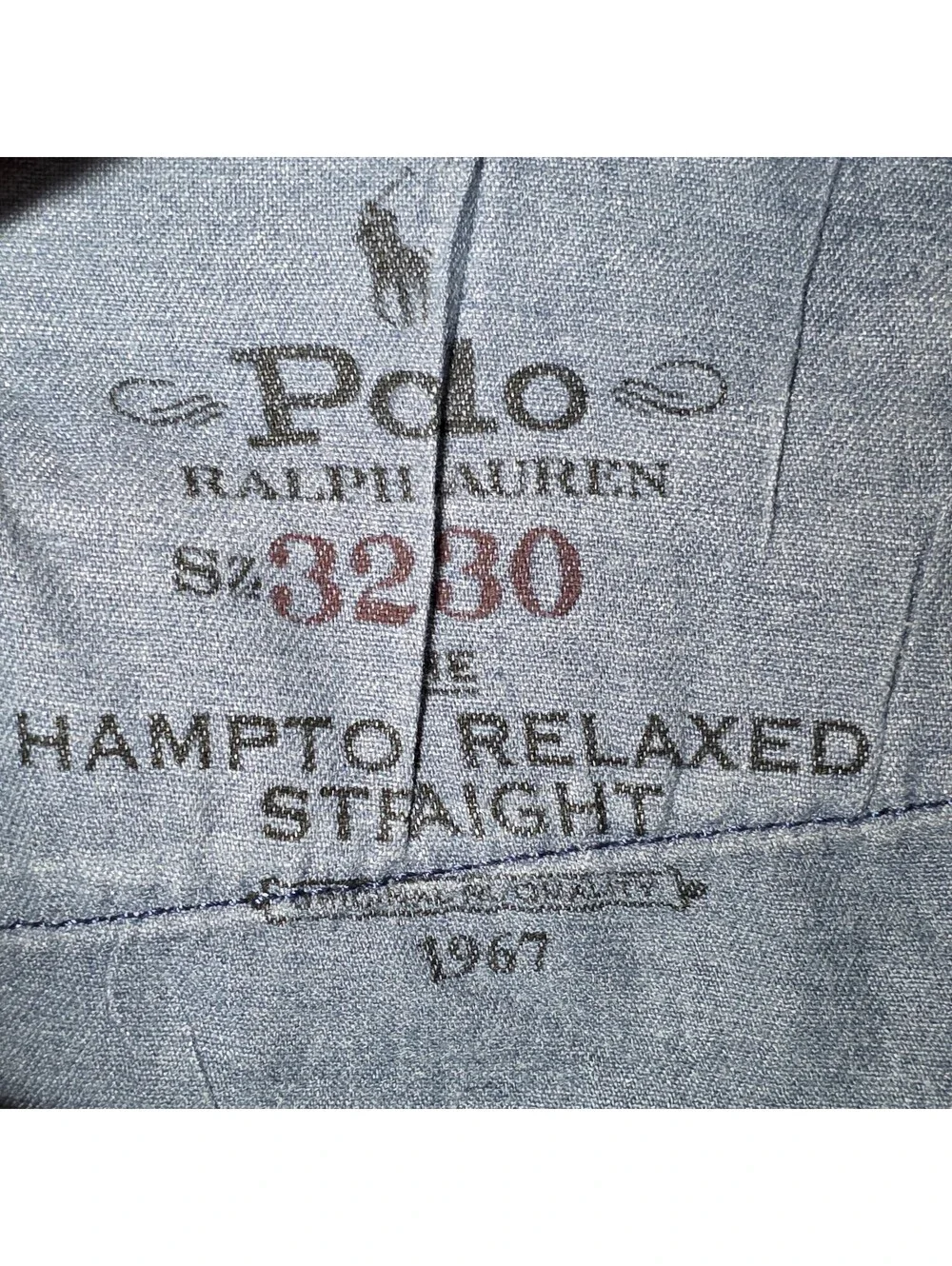 Polo Ralph Lauren Hampton Relaxed Straight Men’s Jeans Sz 32x30